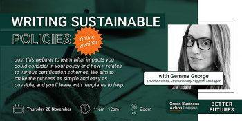 Webinar &ldquo;Writing sustainable business policies&rdquo;