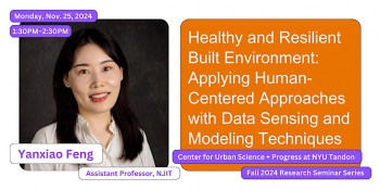 Lecture &ldquo;Healthy and Resilient Built Environment: Applying Human-Centered Approaches with Data Sensing and Modeling Techniques&rdquo;