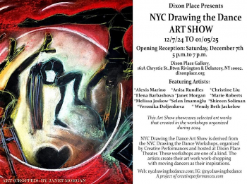 Opening Reception&nbsp;&mdash; NYC Drawing the Dance Art Show