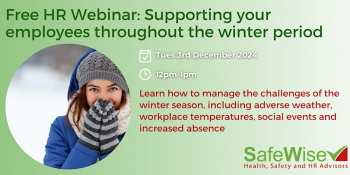 Free HR&nbsp;Webinar &ldquo;Supporting employees through the winter period&rdquo;
