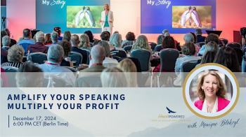 Online Master Class &ldquo;Amplify Your Speaking, Multiply Your Profit&rdquo;
