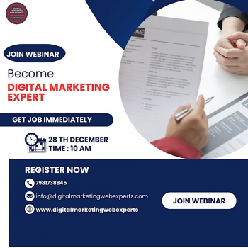 Webinar on&nbsp;Digital Marketing