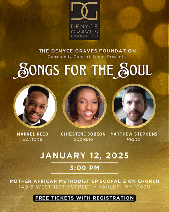Concert &ldquo;Songs for the Soul&rdquo;