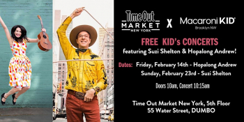 Free Kids Concert with Suzi Shelton &&nbsp;Hopalong Andrew at&nbsp;Time Out Market