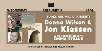 In-Store: Jon Klassen &&nbsp;Donna Wilson: in&nbsp;conversation with Emma Straub