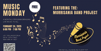 Music Monday at&nbsp;the Lee C. Bollinger Forum: Morrisania Band Project