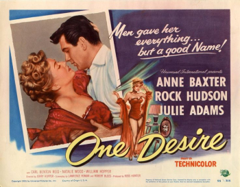 Thursday Night Movies &ldquo;One Desire&rdquo; (1955)