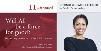 11th Annual Sternberg Family Lecture&nbsp;&mdash; Anna Makanju