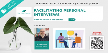 Webinar &ldquo;Facilitating Personal Interviews&rdquo;
