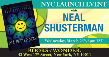 Launch of&nbsp;Neal Shusterman&rsquo;s Latest Thrilling Title