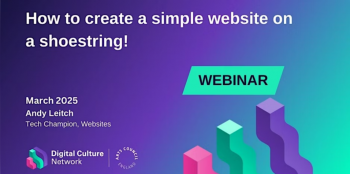 Webinar &ldquo;How to&nbsp;create a&nbsp;simple website on&nbsp;a&nbsp;shoestring&rdquo;