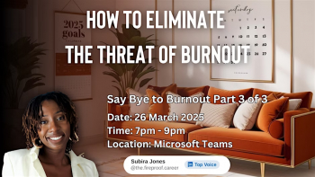 Webinar &ldquo;How to&nbsp;Eliminate the Threat of&nbsp;Burnout&rdquo;