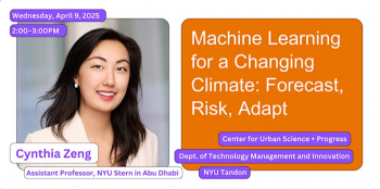 Lecture &ldquo;Machine Learning for a&nbsp;Changing Climate: Forecast, Risk, Adapt&rdquo;