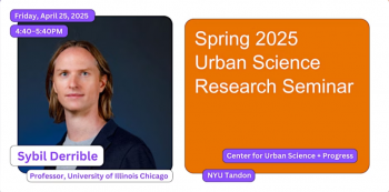 Urban Science Research Seminar: Sybil Derrible