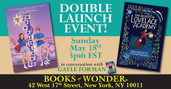 Double Launch Event: Julia DeVillers and Courtney Sheinmel