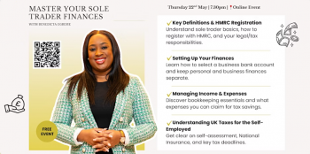 Master Your Sole Trader Finances&nbsp;&mdash; Live Webinar with Benedicta Egbeme