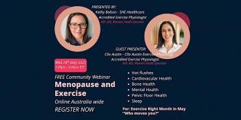 Menopause and Exercise&nbsp;&mdash; Free Community Webinar