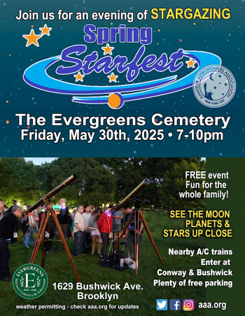 Starfest at&nbsp;The Evergreens Cemetery