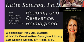 Book Launch: Reading and Relevance, Reimagined by&nbsp;Katie Sciurba