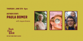 Author Event: Paula Bomer&rsquo;s &ldquo;The Stalker&rdquo; with Jayson Greene