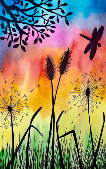Summer Sunset Watercolor &&nbsp;Drawing Workshop