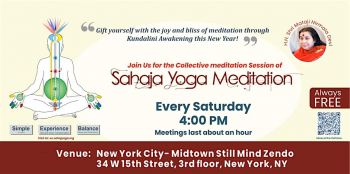 Free one-hour meditation classes for self-discovery and inner peace