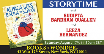 Storytime with the Author: Sudipta Bardhan-Quallen and Leeza Hernandez