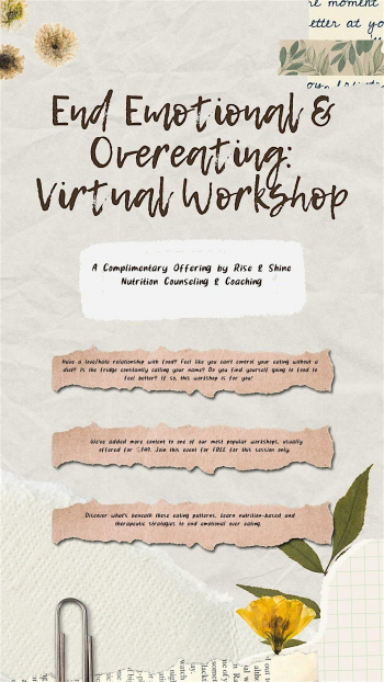 Emotional &&nbsp;Overeating Recovery Workshop