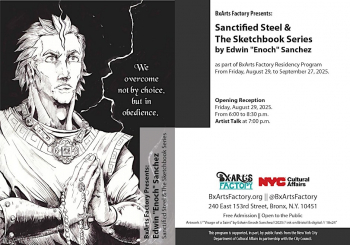 Exhibit: Sanctified Steel &&nbsp;The Sketchbook Series by&nbsp;Edwin &ldquo;Enoch&rdquo; Sanchez