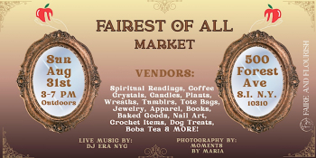 Fairest of&nbsp;All&nbsp;&mdash; Vendor Market by&nbsp;Faire and Flourish&nbsp;&mdash; Staten Island