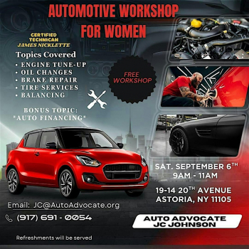 Automotive Workshop For Woman