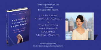 Author Event: &ldquo;The Glory of&nbsp;Giving Everything&rdquo; by&nbsp;Crystal Haryanto