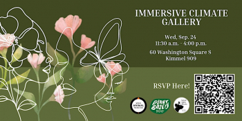 Immersive Climate Gallery&nbsp;&mdash; New York Climate Week NYU