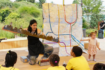Stand Clear of&nbsp;the Closing Doors, Please: A&nbsp;Bilingual performance