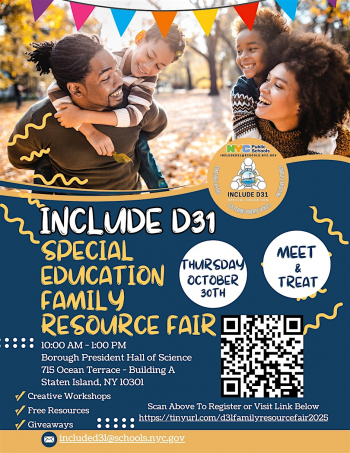 Include D31 Special Education Family Resource Fair