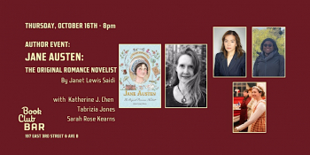 Author Event &ldquo;Jane Austen: The Original Romance Novelist&rdquo; by&nbsp;Janet Saidi
