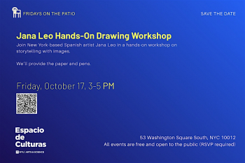 Fridays on&nbsp;the Patio: Jana Leo Hands-On Drawing Workshop