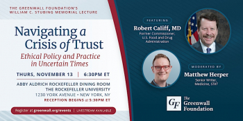 Navigating a&nbsp;Crisis of&nbsp;Trust: The 2025 William C. Stubing Memorial Lecture