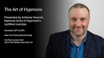 Lecture &ldquo;The Art of&nbsp;Hypnosis&rdquo; by&nbsp;Anthony Granata