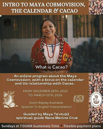 Webinar &ldquo;Introduction to&nbsp;Maya Cosmovision, Cacao &&nbsp;Maya Calendar&rdquo;