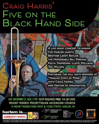 Concert &ldquo;Craig Harris&rsquo; Harlem State of&nbsp;Mind&rdquo;