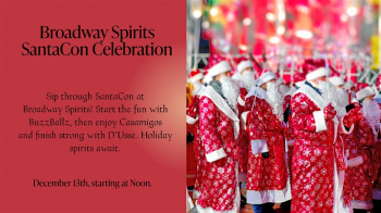 Broadway Spirits SantaCon Celebration