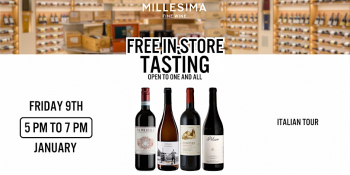 Free Wine Tasting&nbsp;&mdash; Italian tour
