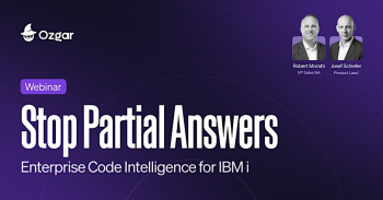 Webinar &ldquo;Stop Partial Answers: Enterprise Code Intelligence for IBM&nbsp;i&rdquo;