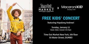 Free Kids Concert with Hopalong Andrew at&nbsp;Time Out Market