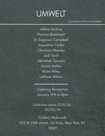 Group Exhibition UMWELT