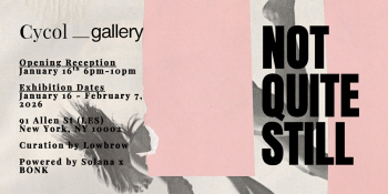 Exhibition &ldquo;Not Quite Still&rdquo;