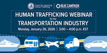 Human Trafficking Webinar for the Transportation Industry