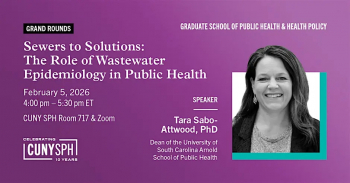 Lecture &ldquo;Sewers to&nbsp;Solutions: The Role of&nbsp;Wastewater Epidemiology in&nbsp;Public Health&rdquo;
