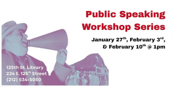 Public Speaking Workshop